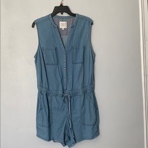Torrid denim romper